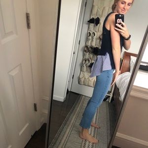 VERONICA BEARD SWEATER WITH BUILT IN TANK